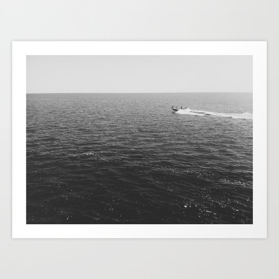 one if by lake Art Print