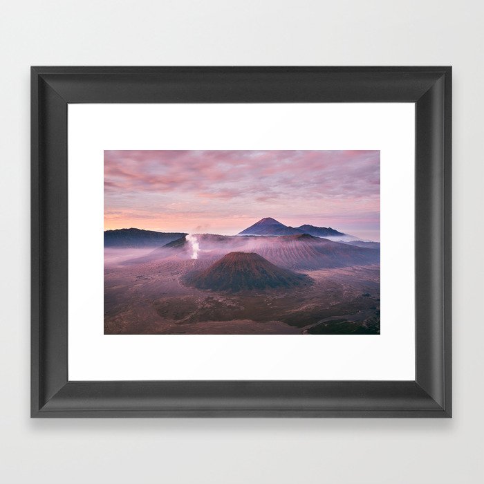 Mount Bromo Framed Art Print