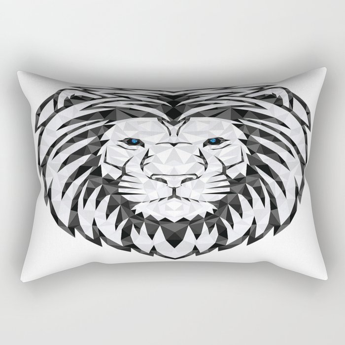 The Lions Head Rectangular Pillow