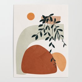 Soft Shapes I Poster