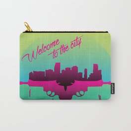 Welcome to the City Carry-All Pouch | Illustration, Game, Graphic Design, Pop Art 