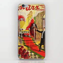 Vintage Magician poster art iPhone Skin