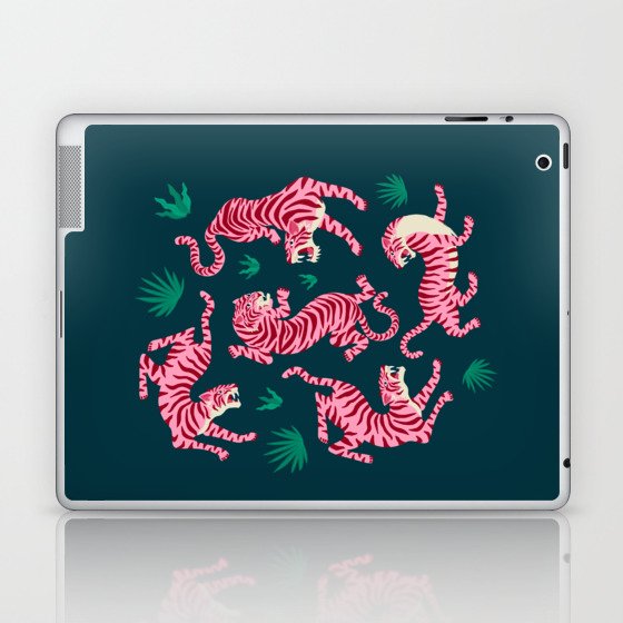 Night Race: Pink Tiger Edition Laptop & iPad Skin