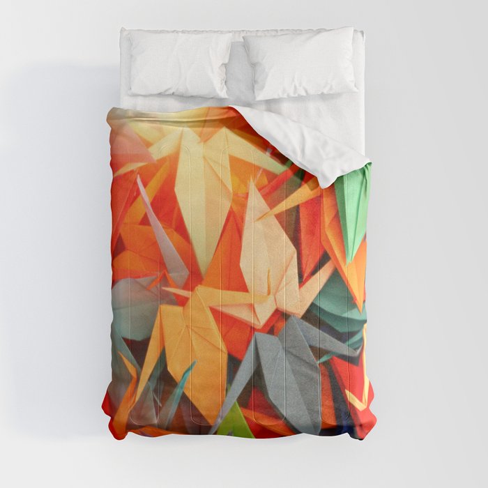 Senbazuru rainbow Comforter