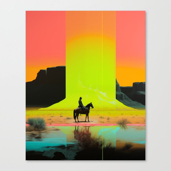 Neon West - Incinerator  Canvas Print