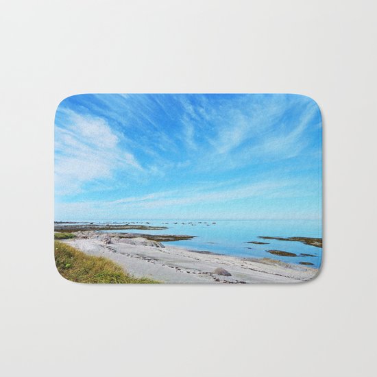 Big Blue Calm Bath Mat