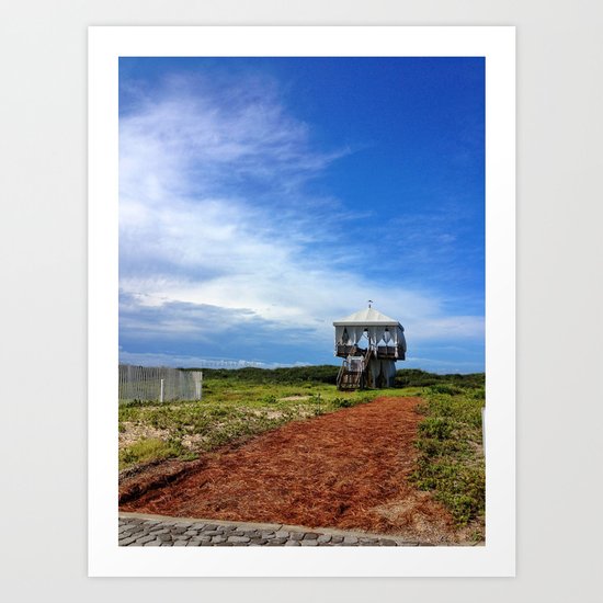 Seaside set 1 of 4 Art Print