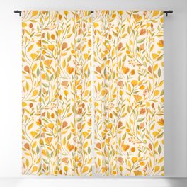 My Heart Blooms {Wilderness} Wild Flowers Blackout Curtain