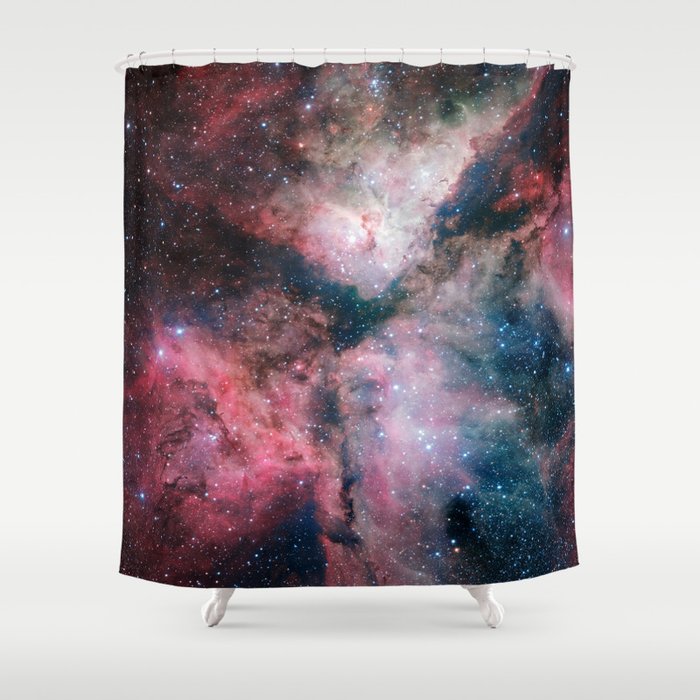 The spectacular star forming Carina Nebula Shower Curtain