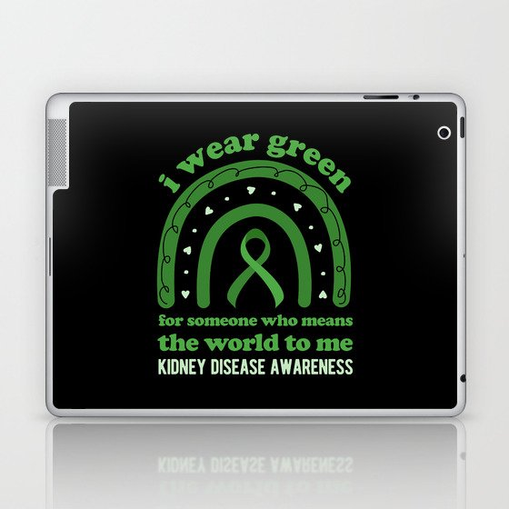 Kidney Disease Awareness Laptop & iPad Skin