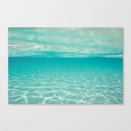 clear sea  Canvas Print