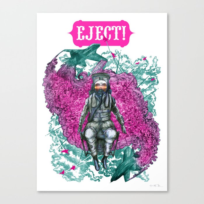 EJECT! Canvas Print