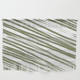 Green stripes background Wall Hanging