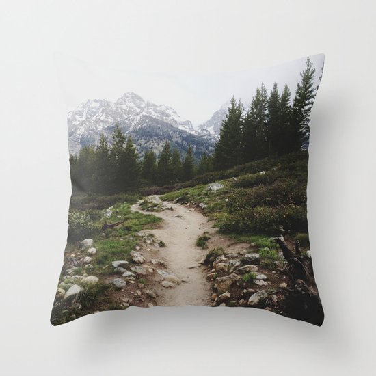 Teton Trail Throw Pillow