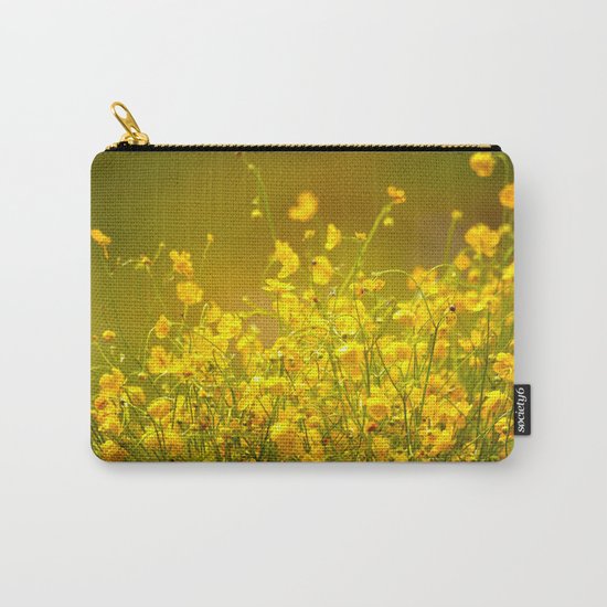 Yellow Mellow Flowers Carry-All Pouch