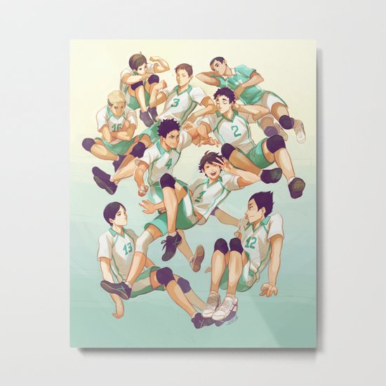 Aobajousai Metal Print