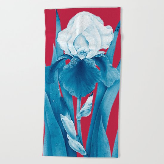 Iris 2 Beach Towel