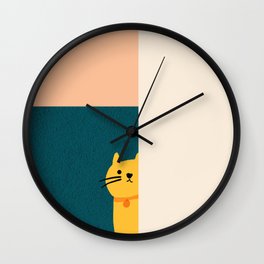 Little_Cat_Cute_Minimalism Wall Clock