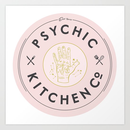 Psychic Kitchen Art Print