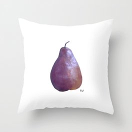 A Pear Throw Pillow