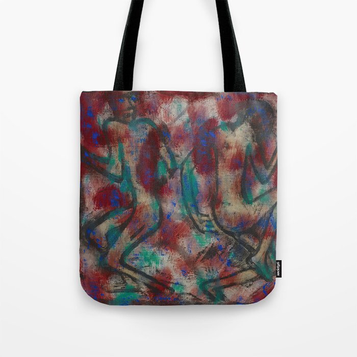 Christian Rohlfs - Zwei Tanzende Two Dancers Tote Bag