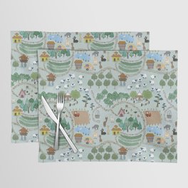 Countryside village life  Placemat