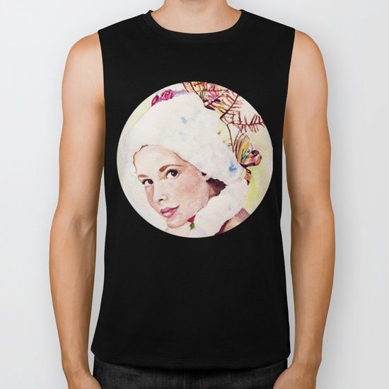 a pretty face Biker Tank
