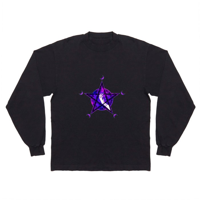 Galaxy Witch Hand Long Sleeve T Shirt