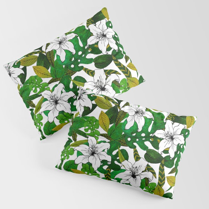 Jungle lilies Pillow Sham