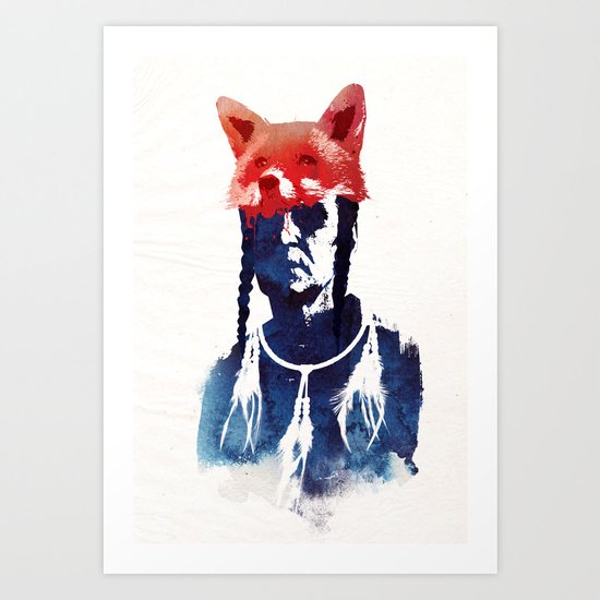 Bloody days are coming Art Print