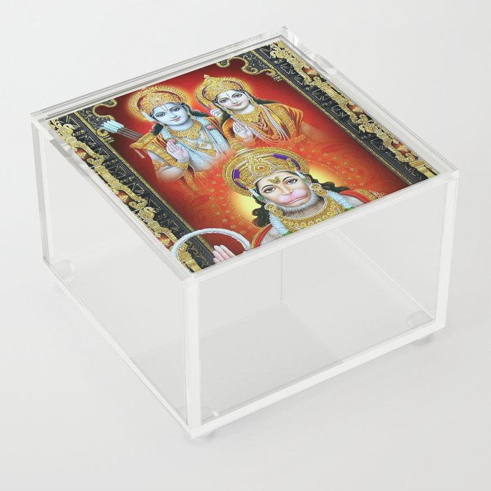 Hanuman Vishnu Lakshmi Acrylic Box
