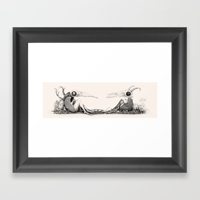 Between You And Me Framed Art Print