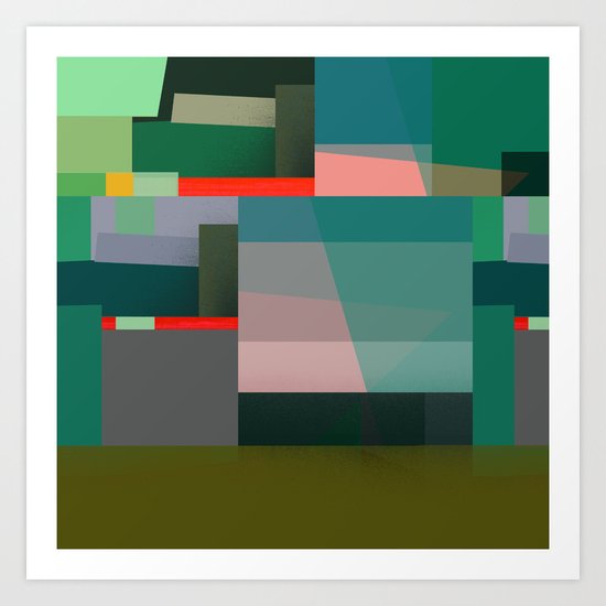 Stacks Art Print