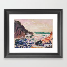 Henri Matisse - Seascape (Beside the Sea) Framed Art Print