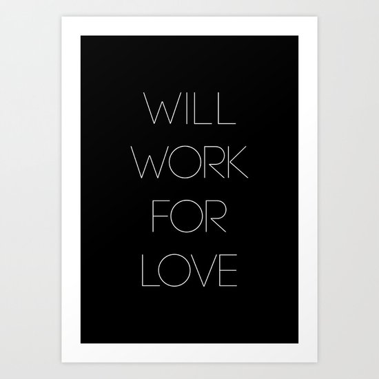 i will. Art Print