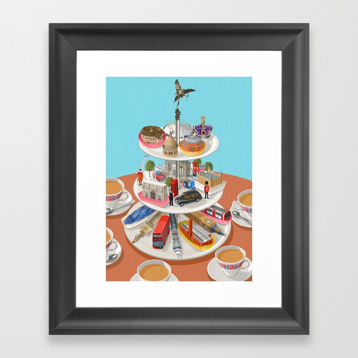 a very British past time Framed Art Print
