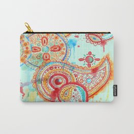 Bleeding Paisley Carry-All Pouch