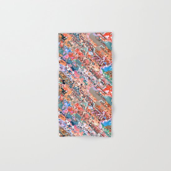 Colorful Textured Abstract Hand & Bath Towel