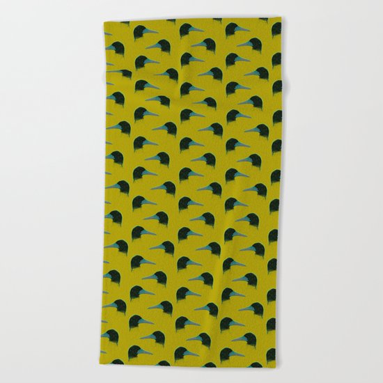 Exotic Bird Beach Towel
