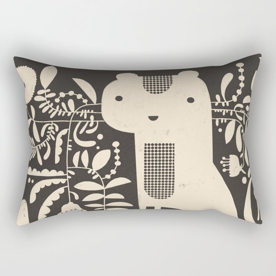 FLAMBOYANT WHISKERS Rectangular Pillow