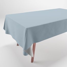 Scalloped Steel ~ Blue-gray Tablecloth