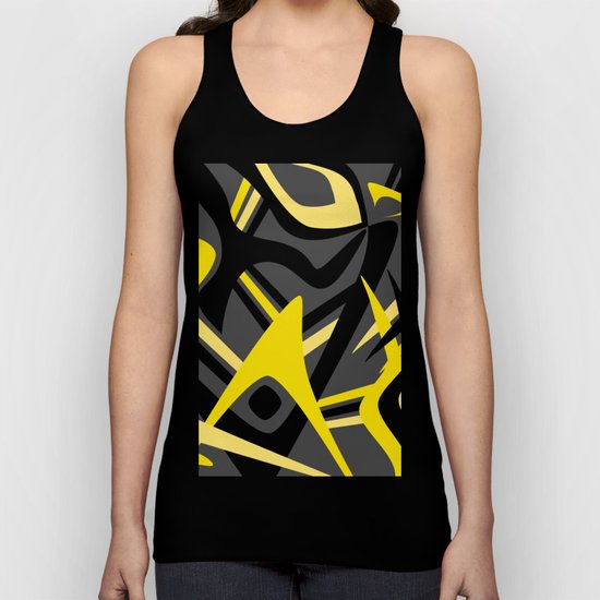 Yellow Puff Unisex Tank Top