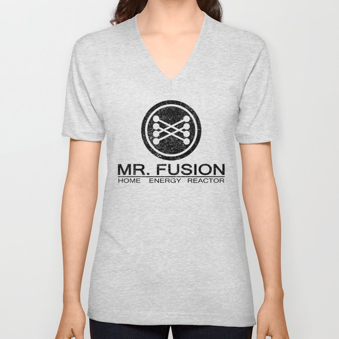Dusted and Scratched Mr. Fusion Home Energy Reactor Logo Artwork For Prints, Posters, Tshirts, Bags, V Neck T Shirt