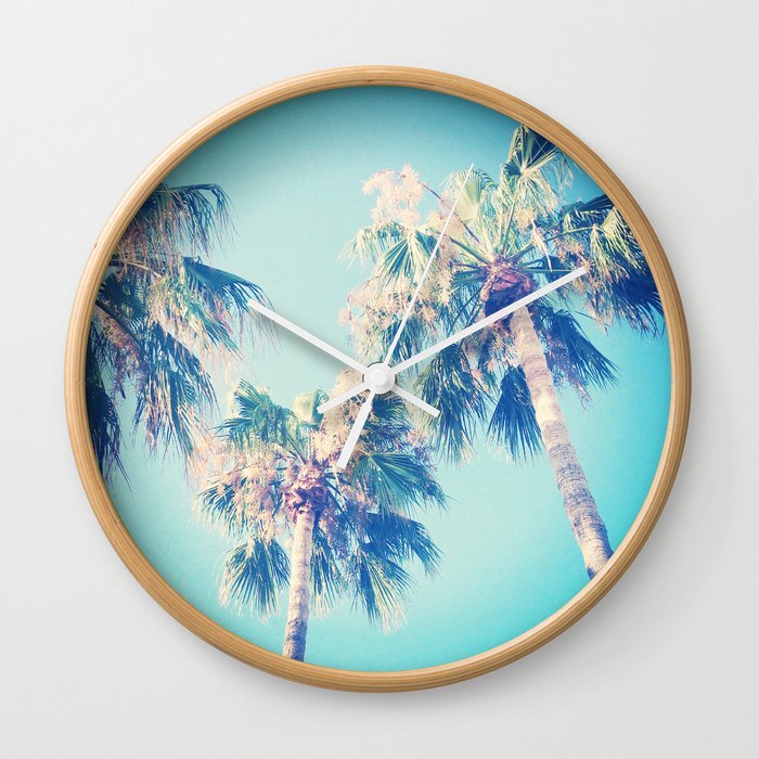 Palm Trees Wall Clock