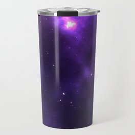 Abstract purple pink violet interstellar nebula Travel Mug