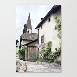 Italian Wine Country in Bolzano, Italy Canvas Print