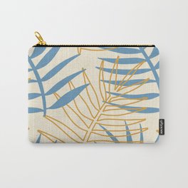 Blue Palm Carry-All Pouch