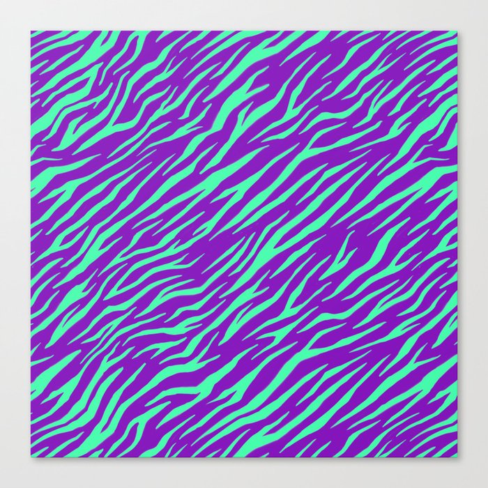 Zebra 08 Canvas Print