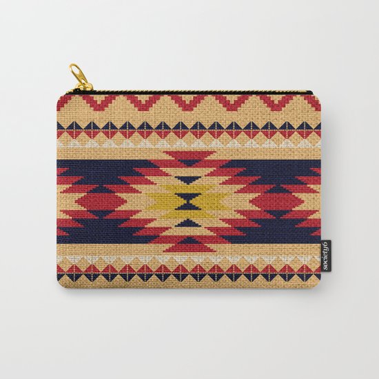 Aztec pattern Carry-All Pouch