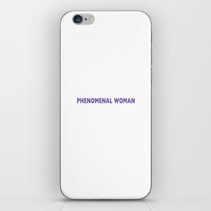 PHENOMENAL WOMAN iPhone Skin